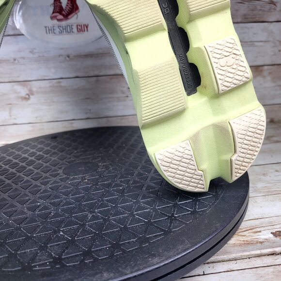 On Running Cloudmonster Sneakers Womens Size 7.5 Glacier Grey Meadow Green Shoes - Picture 13 of 15